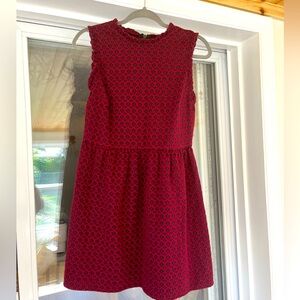 burgundy target work dress